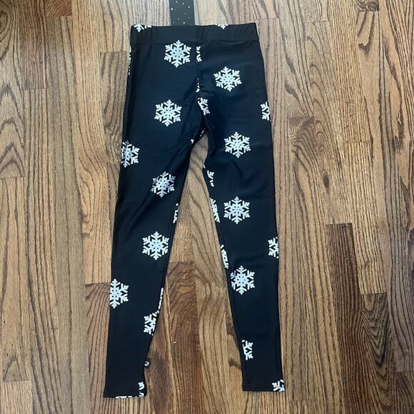 NWT Terez (14y) Snowflake Leggings - Picture 7 of 7